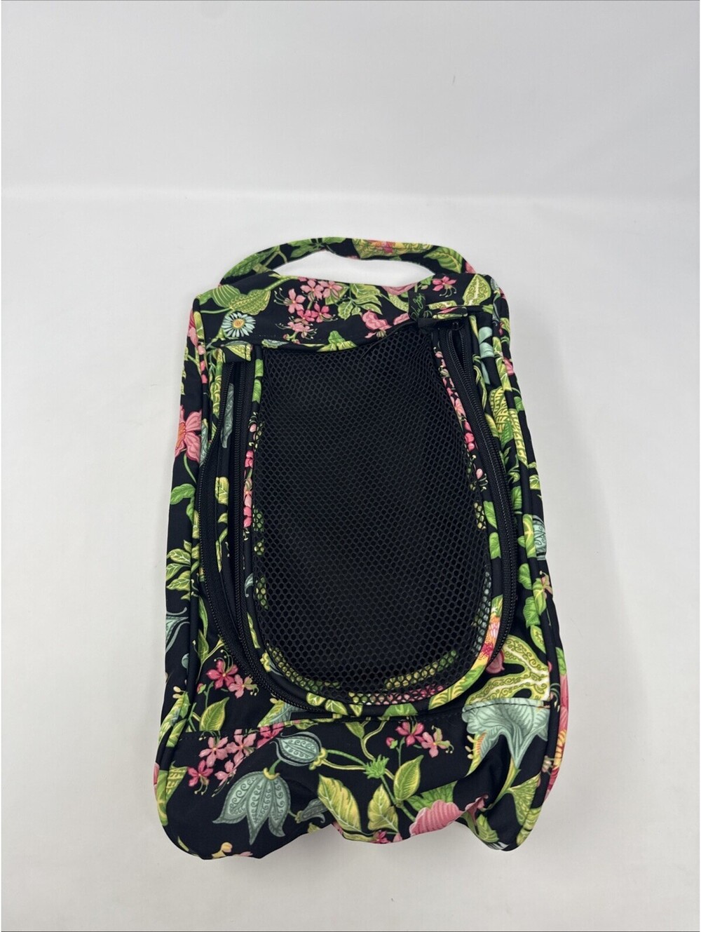 Vera Bradley Botanica Shoe Bag Travel Organizer Floral Mesh